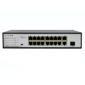 VIDOS PS162/185 | switch PoE 16-portowy