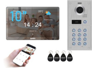 Lustrzany 5TECH Virgo One PLUS(M) 10'' FHD | 82222 | Wideodomofon 2-żyłowy cyfrowy WiFi