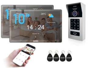Lustrzany 5TECH 2x Virgo One PLUS(M) 10'' FHD | 82225 | Wideodomofon 2-żyłowy cyfrowy WiFi