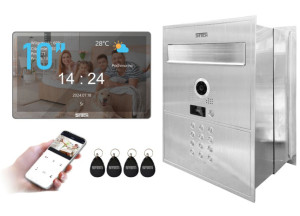 Lustrzany 5TECH Virgo One PLUS(M) 10'' FHD | 82218 | Wideodomofon 2-żyłowy cyfrowy WiFi
