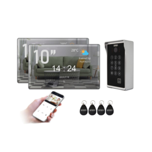 Lustrzany Wideodomofon 10'' 2x VERUS PLUS (M) 84213 - 5TECH - WiFi FHD