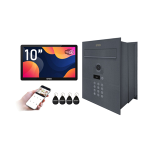 Wideodomofon 2-żyłowy 10'' Virgo PLUS (B) 82218G - 5TECH - WiFi FHD