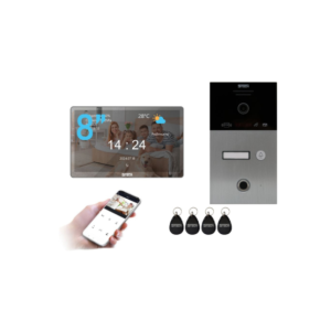 Lustrzany 5TECH Virgo One PLUS(M) 8'' FHD | 82253 | Wideodomofon 2-żyłowy cyfrowy WiFi