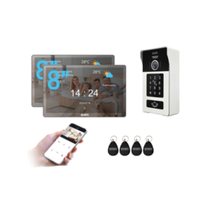 Lustrzany 5TECH 2x Virgo One PLUS(M) 8'' FHD | 82225A | Wideodomofon 2-żyłowy cyfrowy WiFi