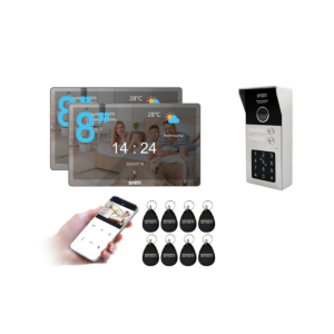 Lustrzany 5TECH 2x Virgo One PLUS(M) 8'' FHD | 82225-2 | Wideodomofon 2-żyłowy cyfrowy WiFi