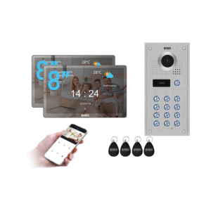Lustrzany 5TECH 2x Virgo One PLUS(M) 8'' FHD | 82222 | Wideodomofon 2-żyłowy cyfrowy WiFi