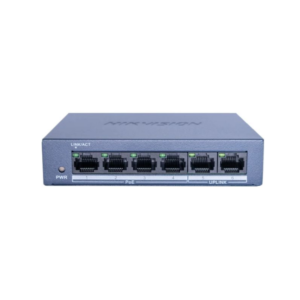 Switch PoE Hikvision DS-XS0106-P 4xPoE 45W do wideodomofonów IP