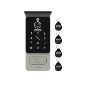 5TECH 82228 FHD – Dwużyłowa stacja bramowa z szyfratorem 2MPx, RFID, IP65