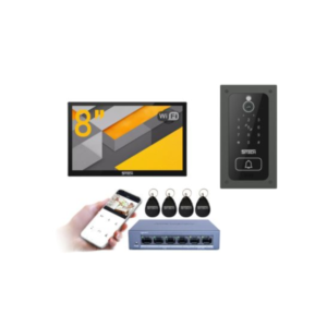 Wideodomofon IP WiFi FHD 8” Vermis One PLUS(B) 83243 – zestaw PoE, sterowanie bramą