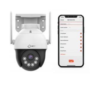 CAMVI Kamera WiFi 5 MP – monitoring z aplikacją TUYA i audio dwukierunkowym