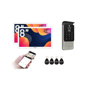 Wideodomofon 2-żyłowy 8'' 2x Virgo One PLUS (W) 82228 - 5TECH -  WiFi FHD