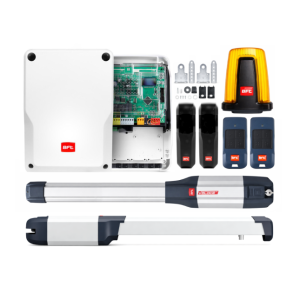 Siłownik BFT PHOBOS VELOCE BT B35 - Zestaw rozbudowany - Szybki napęd do bram dwuskrzydłowych