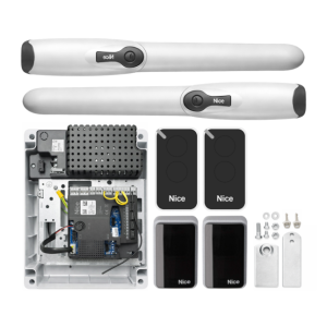 Napęd Nice Wingo 3524 24V - Zestaw podstawowy – Mocny siłownik 24V do bram skrzydłowych 3,5 m