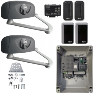 Zestaw podstawowy NICE HYPPO - 230V - Napęd do bram skrzydłowych do 3m