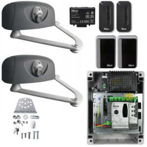 Zestaw podstawowy NICE HYPPO - 24V - Napęd do bram skrzydłowych do 3m