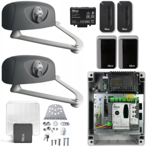 Zestaw rozbudowany NICE HYPPO - 24V - Napęd do bram skrzydłowych do 3m