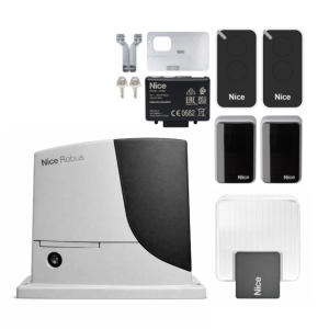 Napęd NICE ROBUS 1000 - Zestaw rozbudowany - Do bram przesuwnych do 1000 kg + Oświetlenie