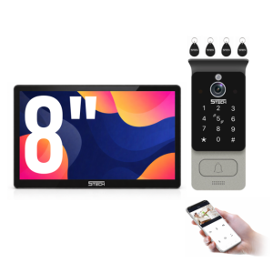 Wideodomofon 5TECH 82228 + Monitor VIRGO 8'' (B) - 2-żyłowy Cyfrowy WiFi FHD, Z szyfratorem