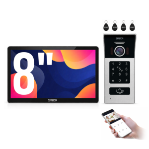 Wideodomofon 5TECH 82225 + Monitor VIRGO 8'' (B) - 2-żyłowy Cyfrowy WiFi FHD