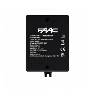 FAAC XR4N FDS – zewnętrzny radioodbiornik 4-kanałowy 433/868 MHz