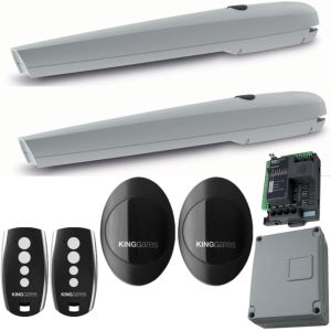 KingGates Couper - 24V  - zestaw podstawowy - napęd do bram skrzydłowych - długość skrzydła do 2m, waga do 200kg