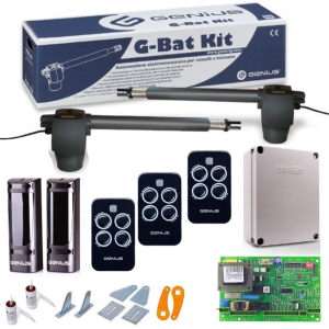 Genius G-Bat 400 - 230V - zestaw podstawowy - napęd do bramy skrzydłowej - długość skrzydła do 4m, waga do 200kg