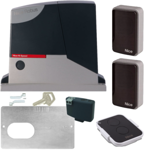 Nice Robus 250 HS - zestaw podstawowy - szybki napęd do bram przesuwnych - waga bramy do 250kg