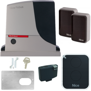 Nice Robus 500 HS - 24V - zestaw podstawowy - szybki napęd do bram przesuwnych do 500kg