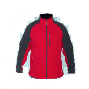 Bluza polarowa czerwono-szara, CE, LAHTI