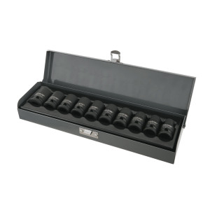 Zestaw 10 szt. nasadek udarowych 1/2", zakres 10-22mm PROLINE