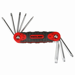 Klucze TORX T9-T40 ze skuwką kpl. 8 szt PROLINE