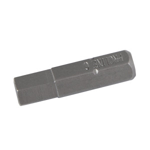 Końcówka 1/4" 6-kątna 6mm, długość 25mm, 10szt. PROLINE