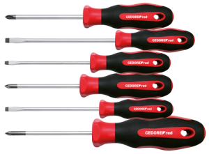 Zestaw wkrętaków (płaskie + PH) 6 części R38002006 GEDORE RED