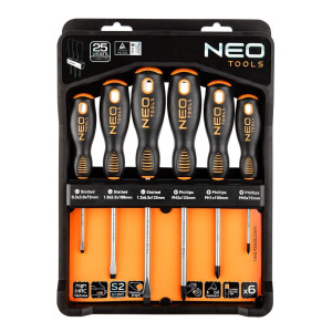 Zestaw wkrętaków, 6 szt. Neo Tools