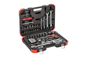 PROMOCJA Zestaw kluczy nasadowych 1/4“+1/2“ 97-częściowy R46003097 GEDORE RED