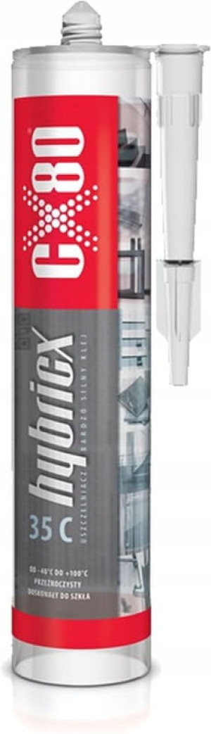 Klej hybrydowy HYBRICX 35C 290ml przezroczysty CX80