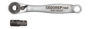 Grzechotka do bitów 1/4" przełączalna R40150027 GEDORE RED