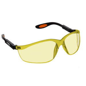 Okulary ochronne poliwęglanowe, żółte soczewki, 97-501, NEO TOOLS