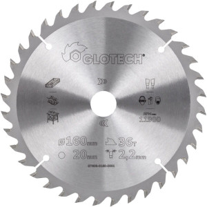 Tarcza HM GS15 do cięcia drewna litego GT605 GLOTECH
