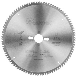 Tarcza HM 254x30x2,8/2,0/94z GA-5 do cięcia materiałów drewnopochodnych GT601 GLOTECH