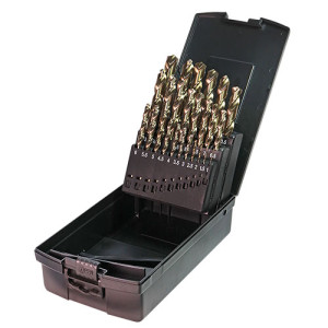 Zestaw wierteł krętych 1-13mm HSS-Co5 kobaltowe 25 szt. BMM TOOLS