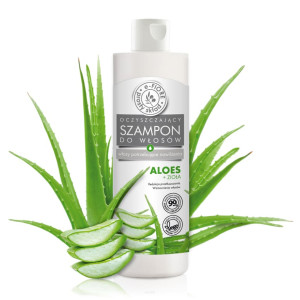 Oczyszczający szampon z aloesem 280ml E-Fiore