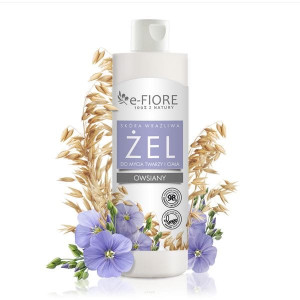 Żel owsiany do mycia twarzy i ciała, skóra sucha i wrażliwa 250ml E-Fiore