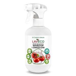 Naturalny płyn do mycia warzyw i owoców 500ml Laveco
