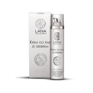 Nawilżający Krem Do Rąk Ze Srebrem 50ml Lana Luxury Cosmetics