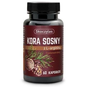 Kora Sosny nadmorskiej z L-argininą 60 kapsułek Skoczylas