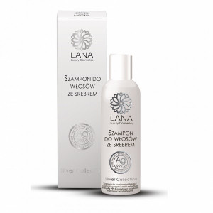 Szampon do włosów ze srebrem 200ml Lana Luxury Cosmetics