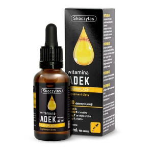 Witaminy ADEK w kroplach 30ml Skoczylas