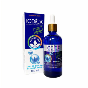 Naturalny koncentrat jodu w płynie z minerałami Iodica 240 ml