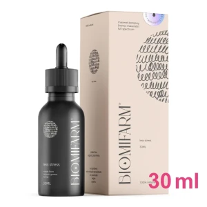 Macerat konopny Less Stress na redukcję stresu 30ml Biomi Farm